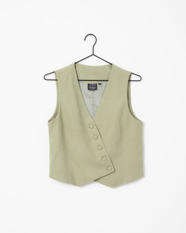 TILTIL Asym Gilet Sage - Things I Like Things I Love