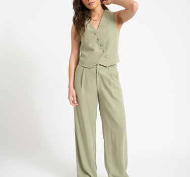 TILTIL Asym Gilet Sage - Things I Like Things I Love