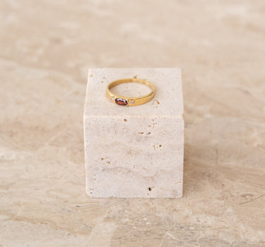 TILTIL Ayla Zircon Ring Goud - Things I Like Things I Love