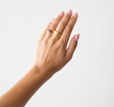 TILTIL Ayla Zircon Ring Goud - Things I Like Things I Love