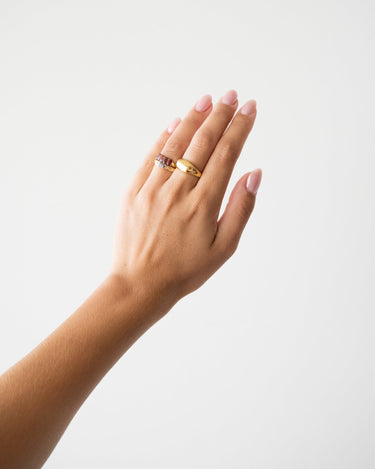 TILTIL Ayla Zircon Ring Goud - Things I Like Things I Love
