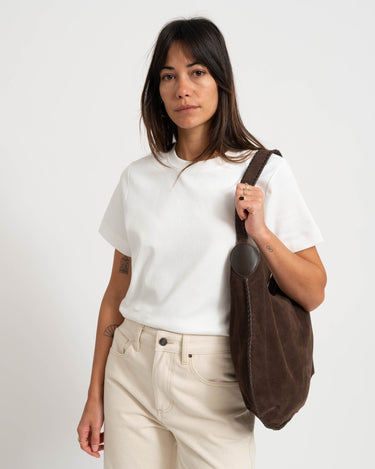 TILTIL Bag Braided Brown Suede Brown - Things I Like Things I Love