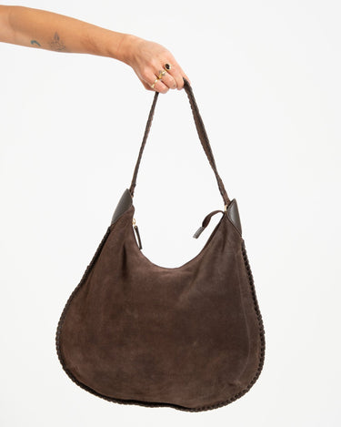 TILTIL Bag Braided Brown Suede Brown - Things I Like Things I Love