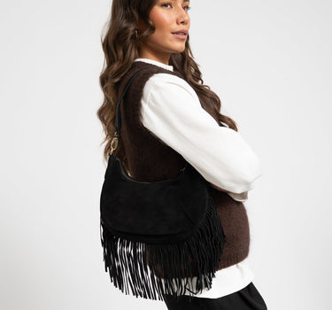 TILTIL Bag Farah Fringe Black - Things I Like Things I Love