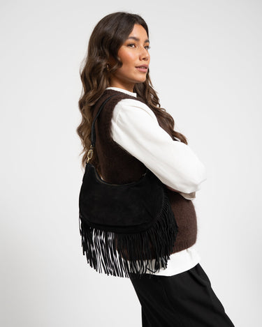 TILTIL Bag Farah Fringe Black - Things I Like Things I Love