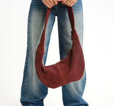 TILTIL Bag Leila REAL SUEDE Aubergine - Things I Like Things I Love
