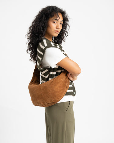 TILTIL Bag Leila REAL SUEDE Cognac - Things I Like Things I Love