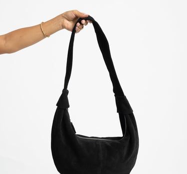 TILTIL Bag Leila REAL SUEDE Zwart - Things I Like Things I Love