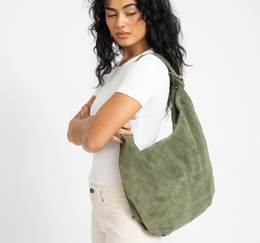TILTIL Bag Suez Suede Green - Things I Like Things I Love