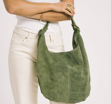 TILTIL Bag Suez Suede Green - Things I Like Things I Love