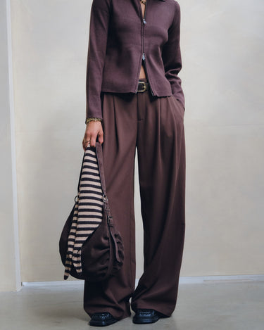 TILTIL Bag Tess Real Suede Bruin - Things I Like Things I Love