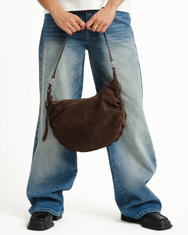 TILTIL Bag Tess Real Suede Bruin - Things I Like Things I Love