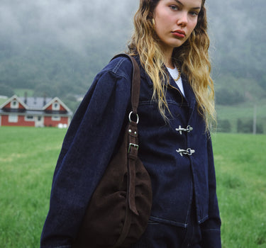 TILTIL Bag Tess Real Suede Bruin - Things I Like Things I Love