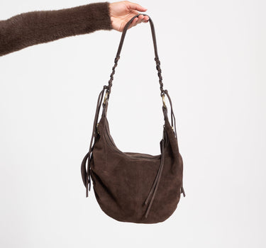 TILTIL Bag Tess Real Suede Bruin - Things I Like Things I Love