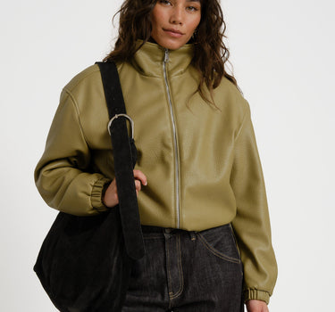 TILTIL Bag Yuki Buckle Suede Black - Things I Like Things I Love
