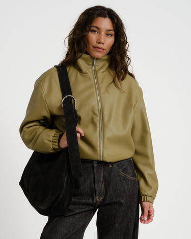 TILTIL Bag Yuki Buckle Suede Black - Things I Like Things I Love