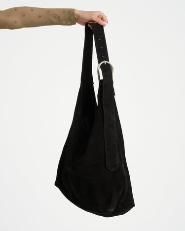 TILTIL Bag Yuki Buckle Suede Black - Things I Like Things I Love