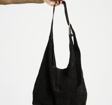 TILTIL Bag Yuki Buckle Suede Black - Things I Like Things I Love