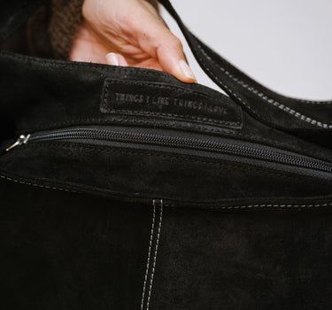 TILTIL Bag Yuki Suede Black - Things I Like Things I Love