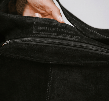 TILTIL Bag Yuki Suede Black - Things I Like Things I Love
