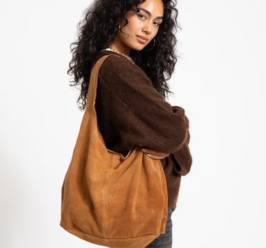 TILTIL Bag Yuki Suede Cognac - Things I Like Things I Love