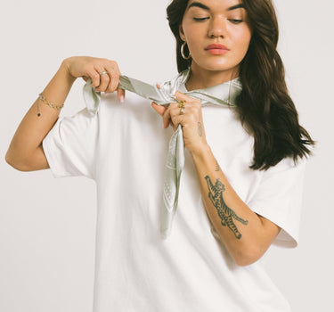 TILTIL Bandana Sage Scarf - Things I Like Things I Love