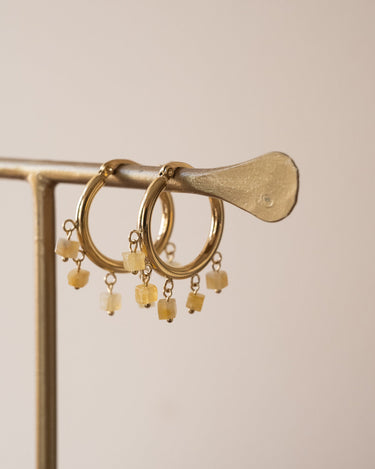 TILTIL Bangly Beige Hoops Goud - Things I Like Things I Love