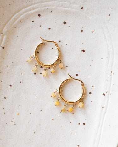 TILTIL Bangly Beige Hoops Goud - Things I Like Things I Love