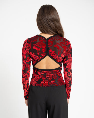 TILTIL Baro Longsleeve Open Back Red - Things I Like Things I Love