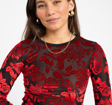 TILTIL Baro Longsleeve Open Back Red - Things I Like Things I Love