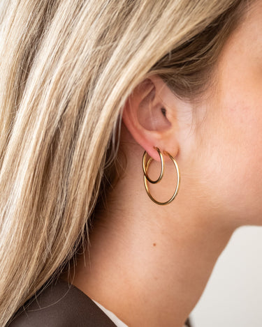 TILTIL Basic Hoop Earrings Goud - Things I Like Things I Love