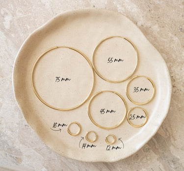 TILTIL Basic Hoop Earrings Goud - Things I Like Things I Love