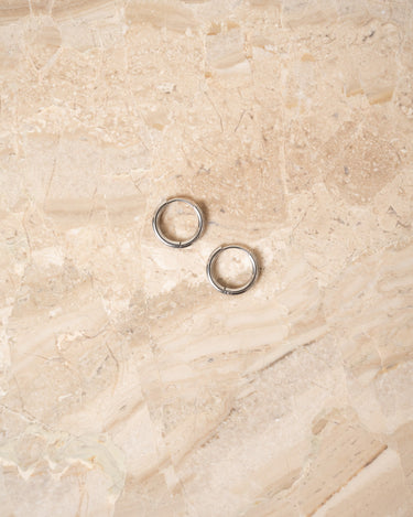 TILTIL Basic Hoopy Rhodium Silver - Things I Like Things I Love