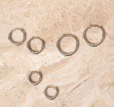 TILTIL Basic Hoopy Rhodium Silver - Things I Like Things I Love