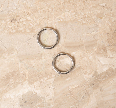 TILTIL Basic Hoopy Rhodium Silver - Things I Like Things I Love