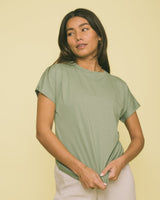 TILTIL Basic Modal T-Shirt Salvia