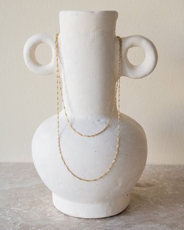 TILTIL Basic Necklace Losely Twisty Gold - Things I Like Things I Love