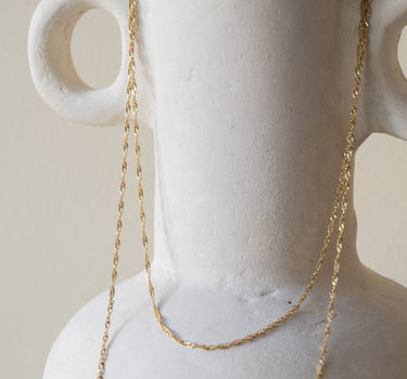 TILTIL Basic Necklace Losely Twisty Gold - Things I Like Things I Love