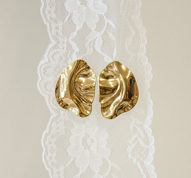 TILTIL Becka Large Stud Earring Goud - Things I Like Things I Love