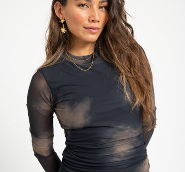 TILTIL Bella Mesh Dress Antraciet - Things I Like Things I Love