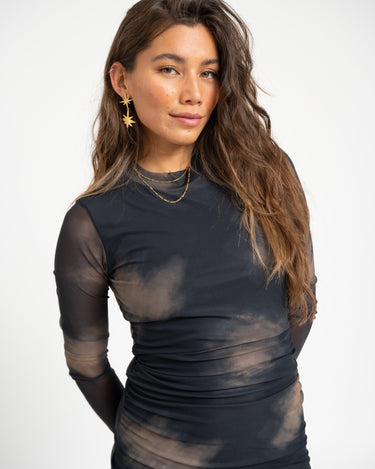 TILTIL Bella Mesh Dress Antraciet - Things I Like Things I Love