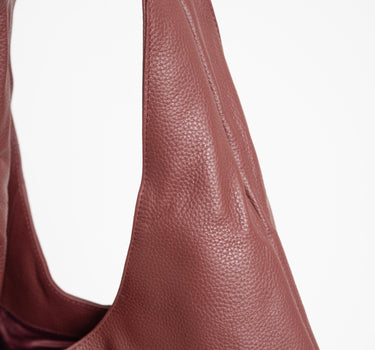 TILTIL Big Yuki Bordeaux Red Real Leather - Things I Like Things I Love