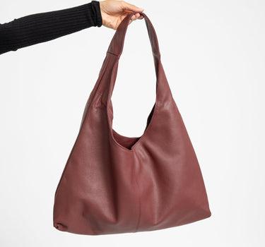 TILTIL Big Yuki Bordeaux Red Real Leather - Things I Like Things I Love
