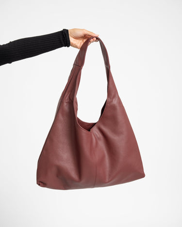 TILTIL Big Yuki Bordeaux Red Real Leather - Things I Like Things I Love