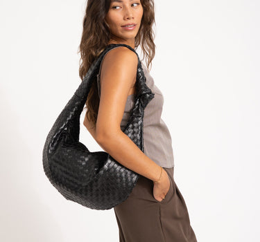 TILTIL Billy Braided Bag Black - Things I Like Things I Love