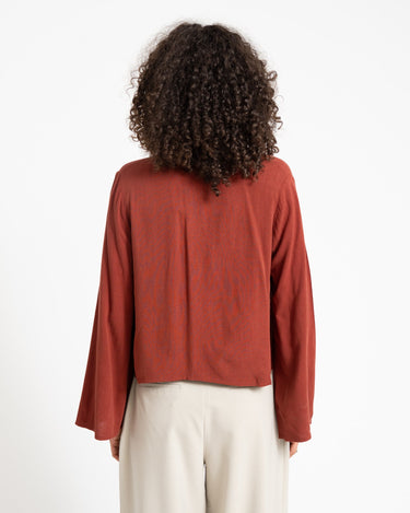 TILTIL Blaire Linen Blouse Rust - Things I Like Things I Love