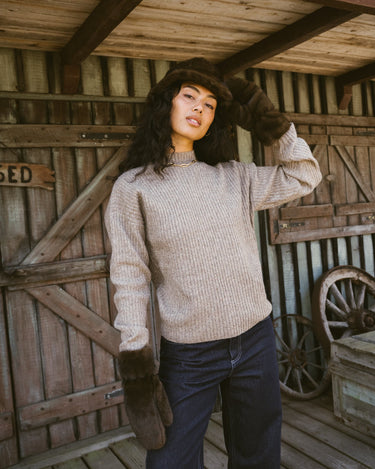 TILTIL Bormio Mittens Dark Brown - Things I Like Things I Love