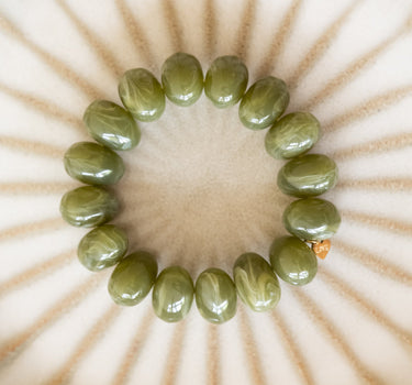 TILTIL Bracelet Avocado Bead Donkergroen - Things I Like Things I Love