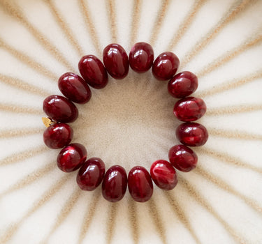 TILTIL Bracelet Burgundy Bead Bordeaux - Things I Like Things I Love