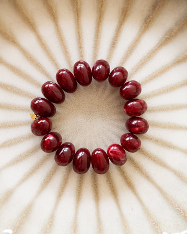 TILTIL Bracelet Burgundy Bead Bordeaux - Things I Like Things I Love
